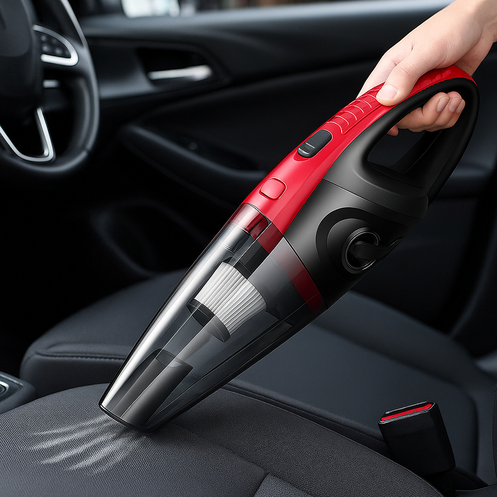 Handheld Wireless Car Vacuum Cleaner™ – 120W High Power, Portable & Rechargeable, with HEPA Filter