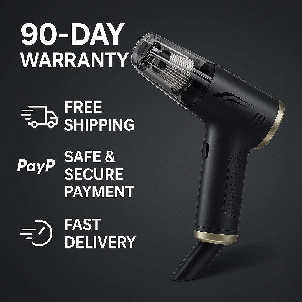 CENRR 98000PA™ Cordless Car Vacuum – Pro Versions | Powerful Handheld Air Blower + Vacuum for Car & Home