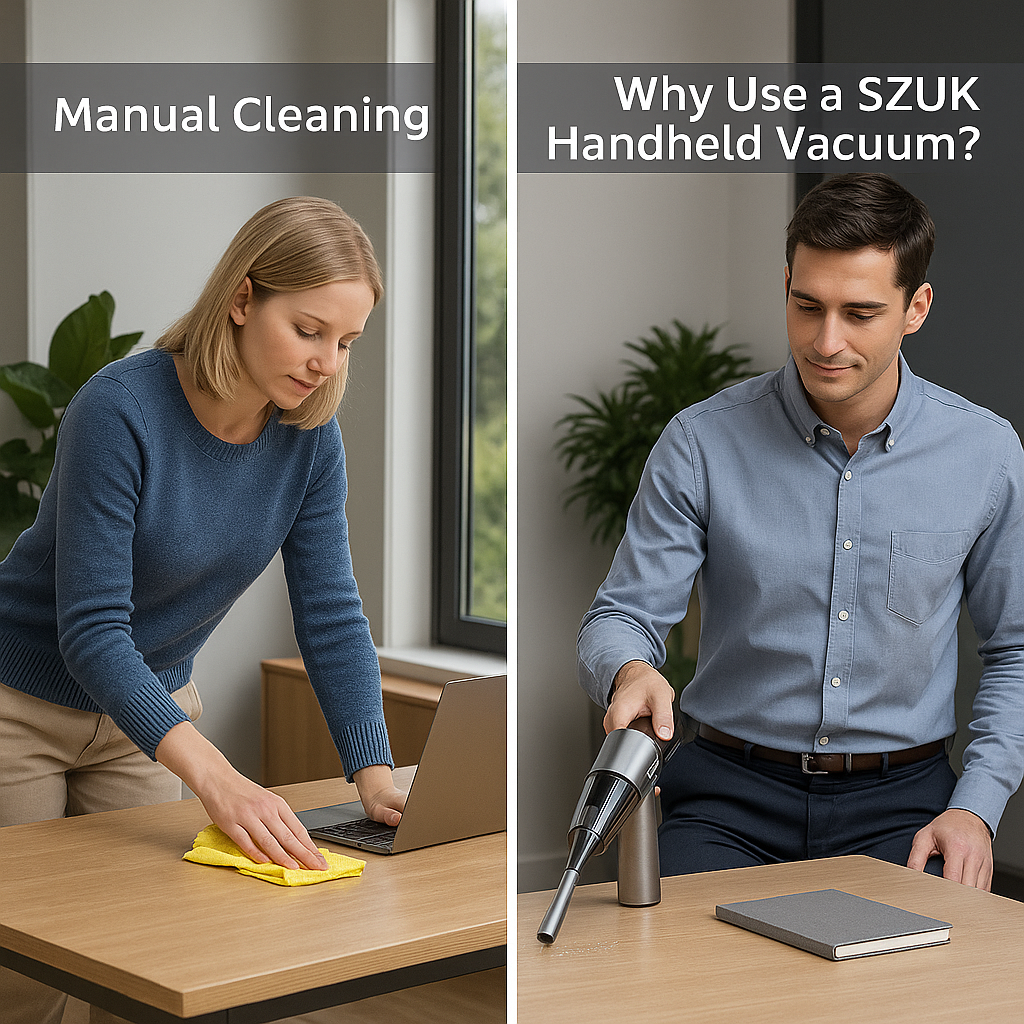 SZUK C012MAX™ 3-in-1 Cordless Vacuum & Blower – 985000Pa Suction for Car, Home & Pet Hair