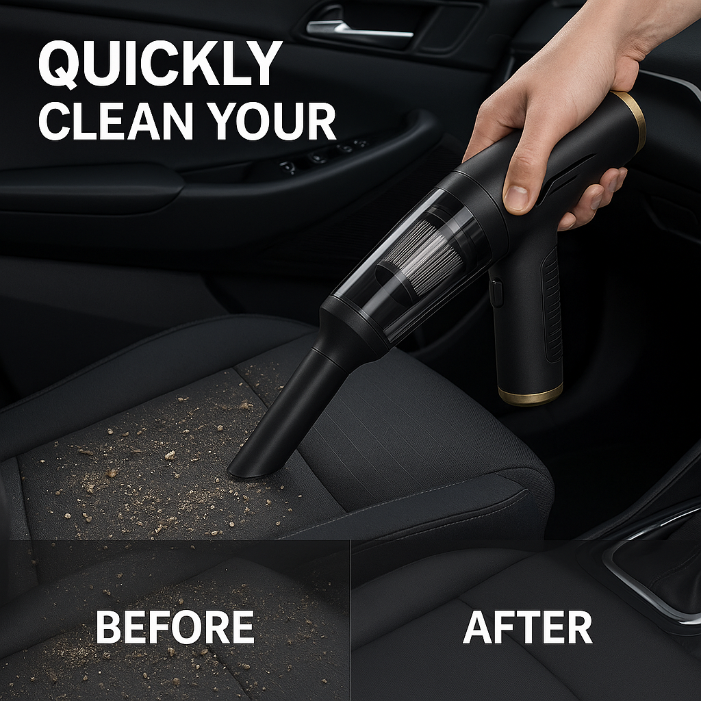 CENRR 98000PA™ Cordless Car Vacuum – Pro Versions | Powerful Handheld Air Blower + Vacuum for Car & Home