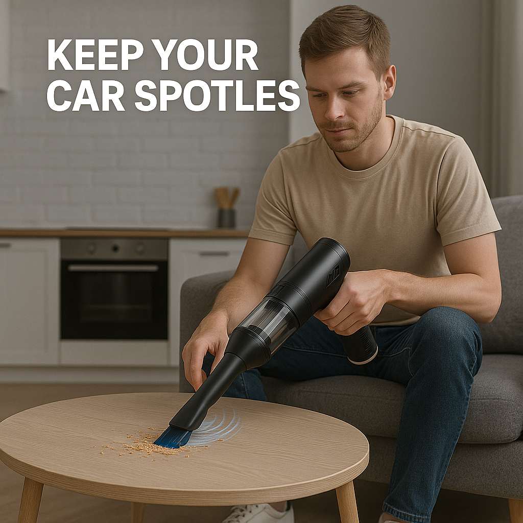CENRR 98000PA™ Cordless Car Vacuum – Pro Versions | Powerful Handheld Air Blower + Vacuum for Car & Home