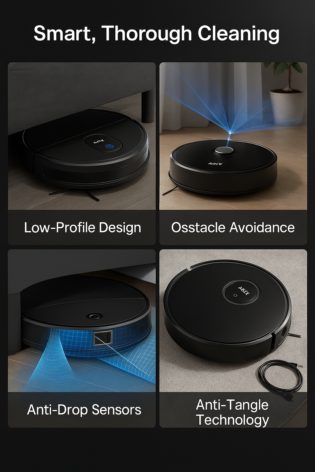 R30 Max™ – Intelligent Robot Cleaner with 6500Pa Suction & Self-Emptying Station