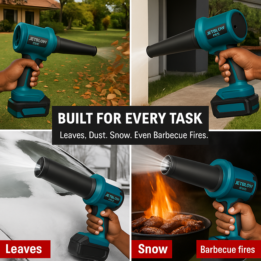 JetBlow X300™ – Wireless Turbo Blower with Dual Mode & Brushless Motor