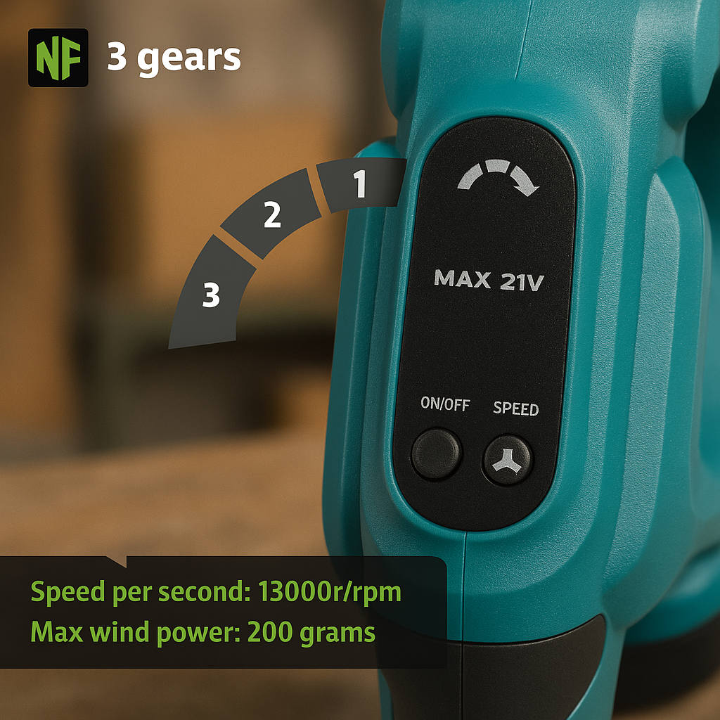 NEWBENY ExtremeClean™ – Electric Blower with 270° Flex Nozzle | Outdoor & Garage Use