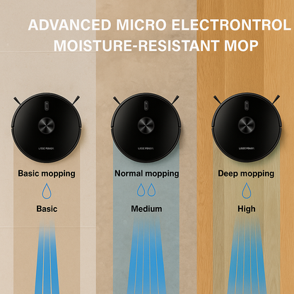 CleanBot X6™ Robot Vacuum & Mop – 6500Pa, Laser Navigation, Multi-Floor Mapping | Electromax