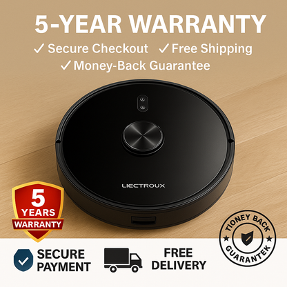 CleanBot X6™ Robot Vacuum & Mop – 6500Pa, Laser Navigation, Multi-Floor Mapping | Electromax