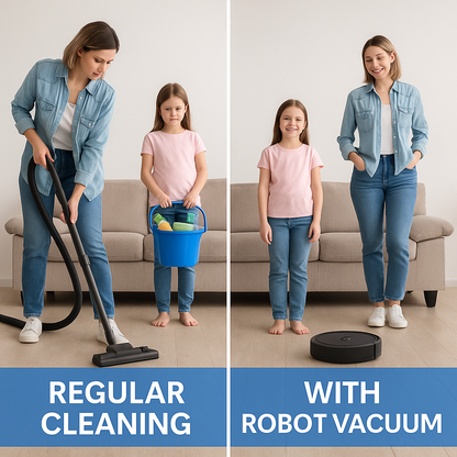 BOAIMORE™ Smart Robot Vacuum – 2500Pa, 3-in-1 Cleaning, Auto Recharge | Electromax