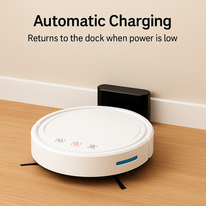 BOAIMORE™ Smart Robot Vacuum – 2500Pa, 3-in-1 Cleaning, Auto Recharge | Electromax