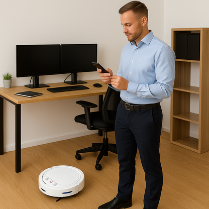 BOAIMORE™ Smart Robot Vacuum – 2500Pa, 3-in-1 Cleaning, Auto Recharge | Electromax
