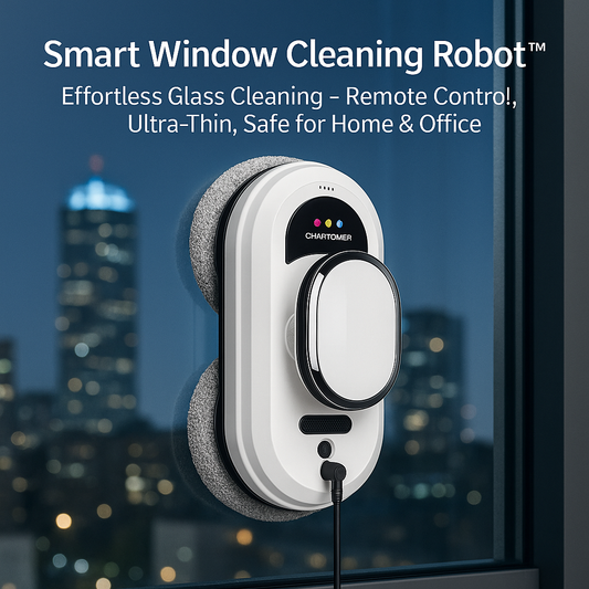Smart Window Cleaning Robot™ – Remote Controlled Electric Glass Cleaner for Home & Office, Ultra-Thin Design