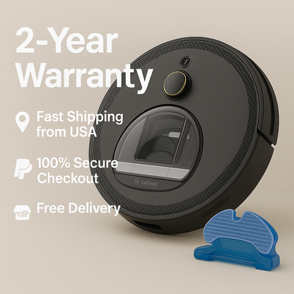 Lefant M330 Pro™ Robot Vacuum & Mop – 5000Pa, LiDAR, WiFi, Pet-Friendly | Electromax