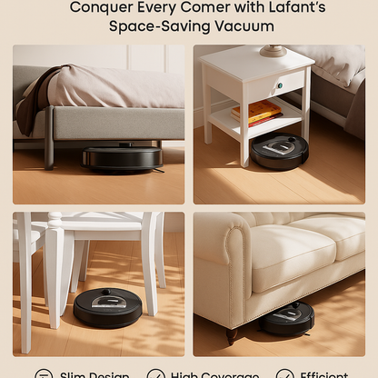 Lefant M330 Pro™ Robot Vacuum & Mop – 5000Pa, LiDAR, WiFi, Pet-Friendly | Electromax