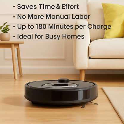 Lefant M330 Pro™ Robot Vacuum & Mop – 5000Pa, LiDAR, WiFi, Pet-Friendly | Electromax