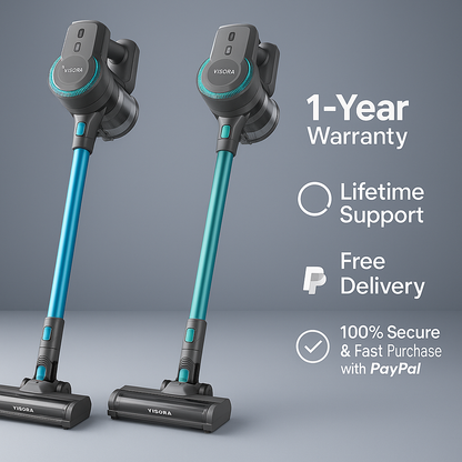 YISORA N300™ Cordless Stick Vacuum – 20KPa, 40 Min, 6-in-1 | Electromax