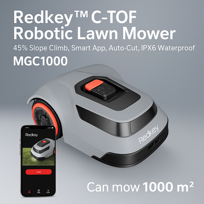 Redkey™ C-TOF Robotic Lawn Mower – Smart App & Auto-Cut | Electromax