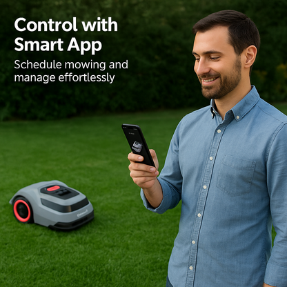 Redkey™ C-TOF Robotic Lawn Mower – Smart App & Auto-Cut | Electromax