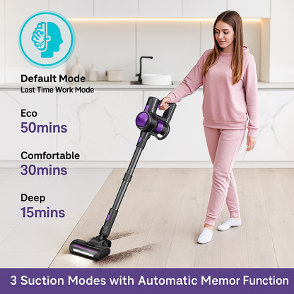 INSE S10™ 6-in-1 Cordless Vacuum – 45KPa, 50 Min, Pet Friendly | Electromax