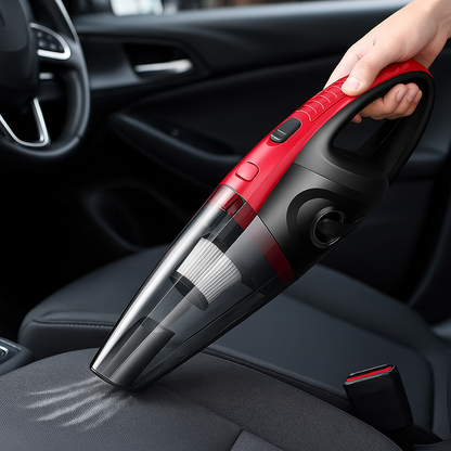 Handheld Wireless Car Vacuum Cleaner™ – 120W Power, Rechargeable, HEPA | Electromax