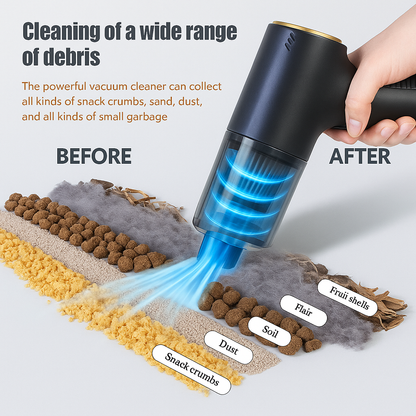 CENRR 98000PA™ Cordless Car Vacuum – Pro Version, Air Blower, HEPA Bags | Electromax