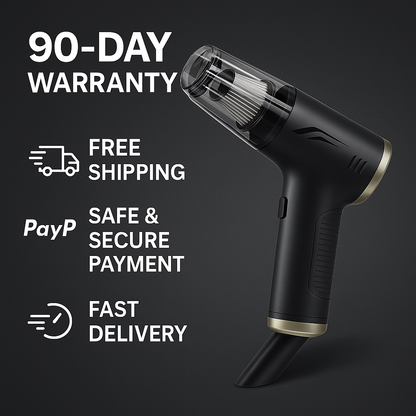 CENRR 98000PA™ Cordless Car Vacuum – Pro Version, Air Blower, HEPA Bags | Electromax