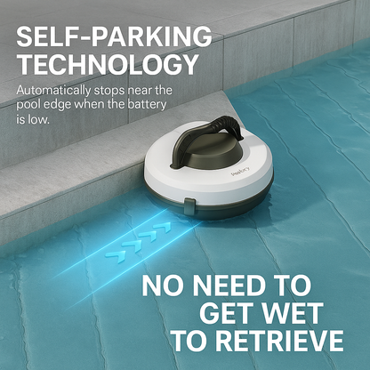 Redkey S100™ Cordless Robotic Pool Vacuum – IPX8, 130 Min, Self-Parking | Electromax