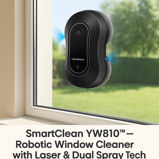 SmartClean YW810™ Robotic Window Cleaner – Dual Spray, Laser Navigation & App Control