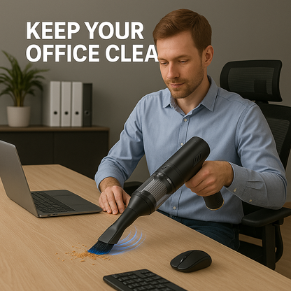 CENRR 98000PA™ Cordless Car Vacuum – Pro Version, Air Blower, HEPA Bags | Electromax