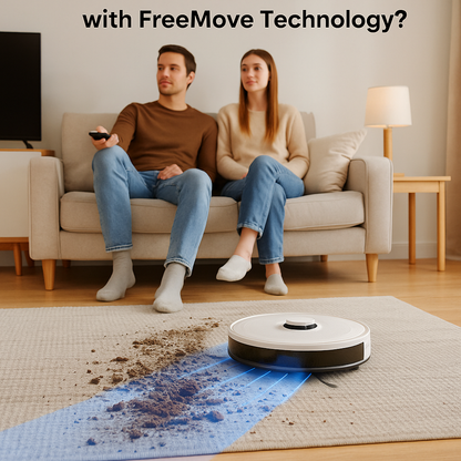 Lefant™ Self-Emptying Robot Vacuum & Mop – 6000Pa, Laser Nav, WiFi/Alexa | Electromax