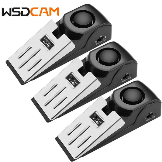 Wsdcam Portable Door Stopper Alarm – 120dB Loud Security Alert for Home & Travel