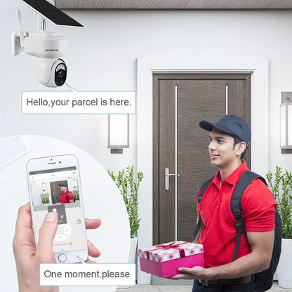 LS Vision 2K Solar SmartCam™ – 4MP Wireless PTZ Security with 4G/WiFi, Motion Detection & 2-Way Audio