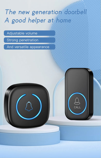 SmartChime™ – Wireless Doorbell with 300M Range & 60 Melodies