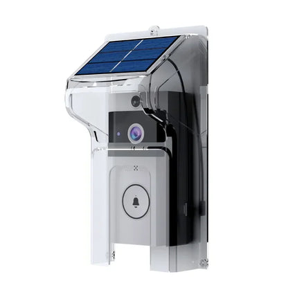 Smart Wireless Video Doorbell with Solar Charging – Waterproof, WiFi, Intercom & HD Camera