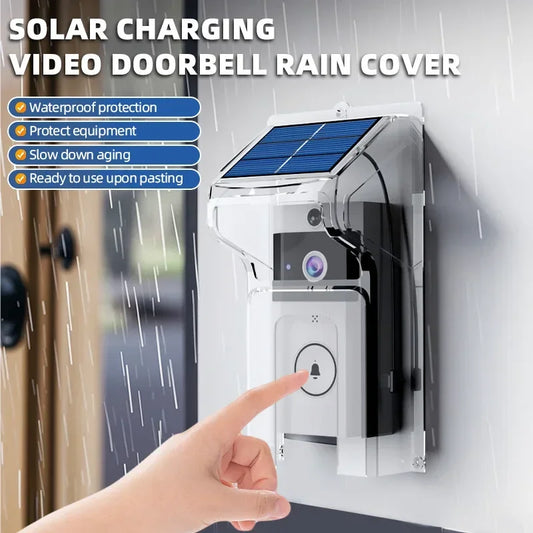 Smart Wireless Video Doorbell with Solar Charging – Waterproof, WiFi, Intercom & HD Camera