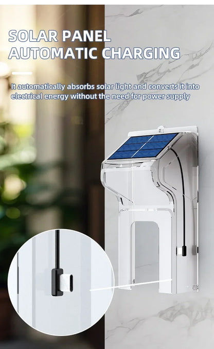 Smart Wireless Video Doorbell with Solar Charging – Waterproof, WiFi, Intercom & HD Camera