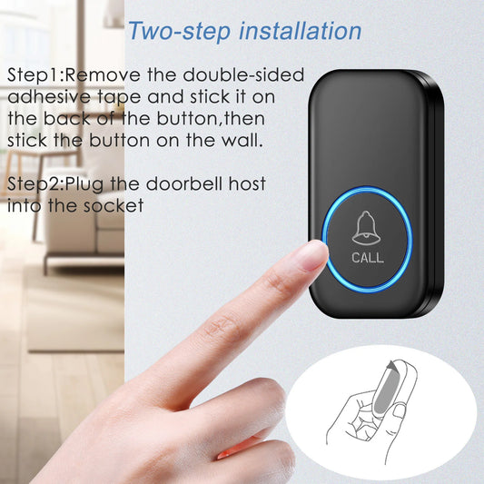 SmartChime™ – Wireless Doorbell with 300M Range & 60 Melodies