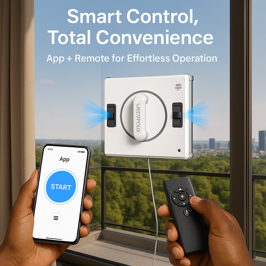 AutoGlass™ – Smart Window Cleaner with Anti-Fall Sensors & Remote Control