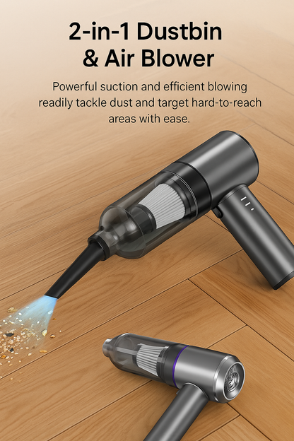 PowerMini X™ Purple Edition – Cordless Car Vacuum with 29,000Pa Suction & Brushless Motor.