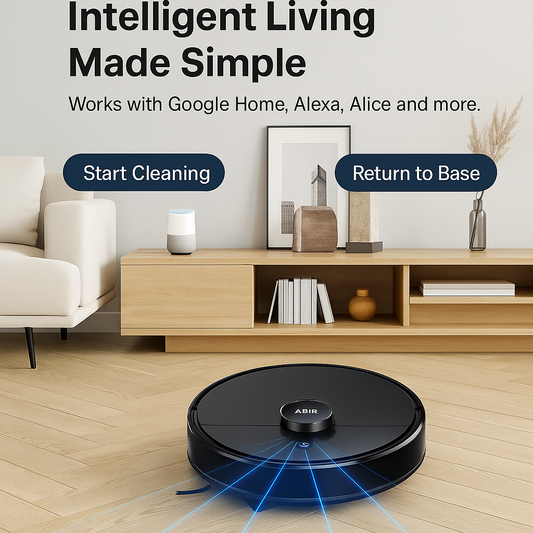 R30 Max™ – Intelligent Robot Cleaner with 6500Pa Suction & Self-Emptying Station