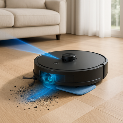 AT800™ 3-in-1 Robot Vacuum & Mop – 5000Pa, 60-Day Self-Empty, LiDAR, WiFi | Electromax