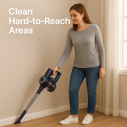 YISORA™ 6-in-1 Corded Stick Vacuum – 600W, 23KPa, Lightweight | Electromax