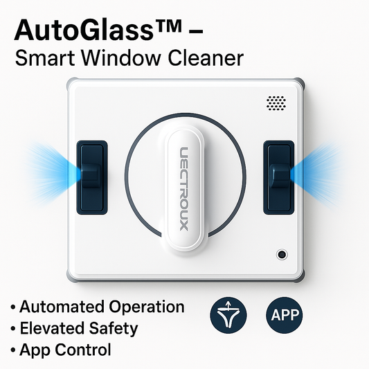 AutoGlass™ – Smart Window Cleaner with Anti-Fall Sensors & Remote Control